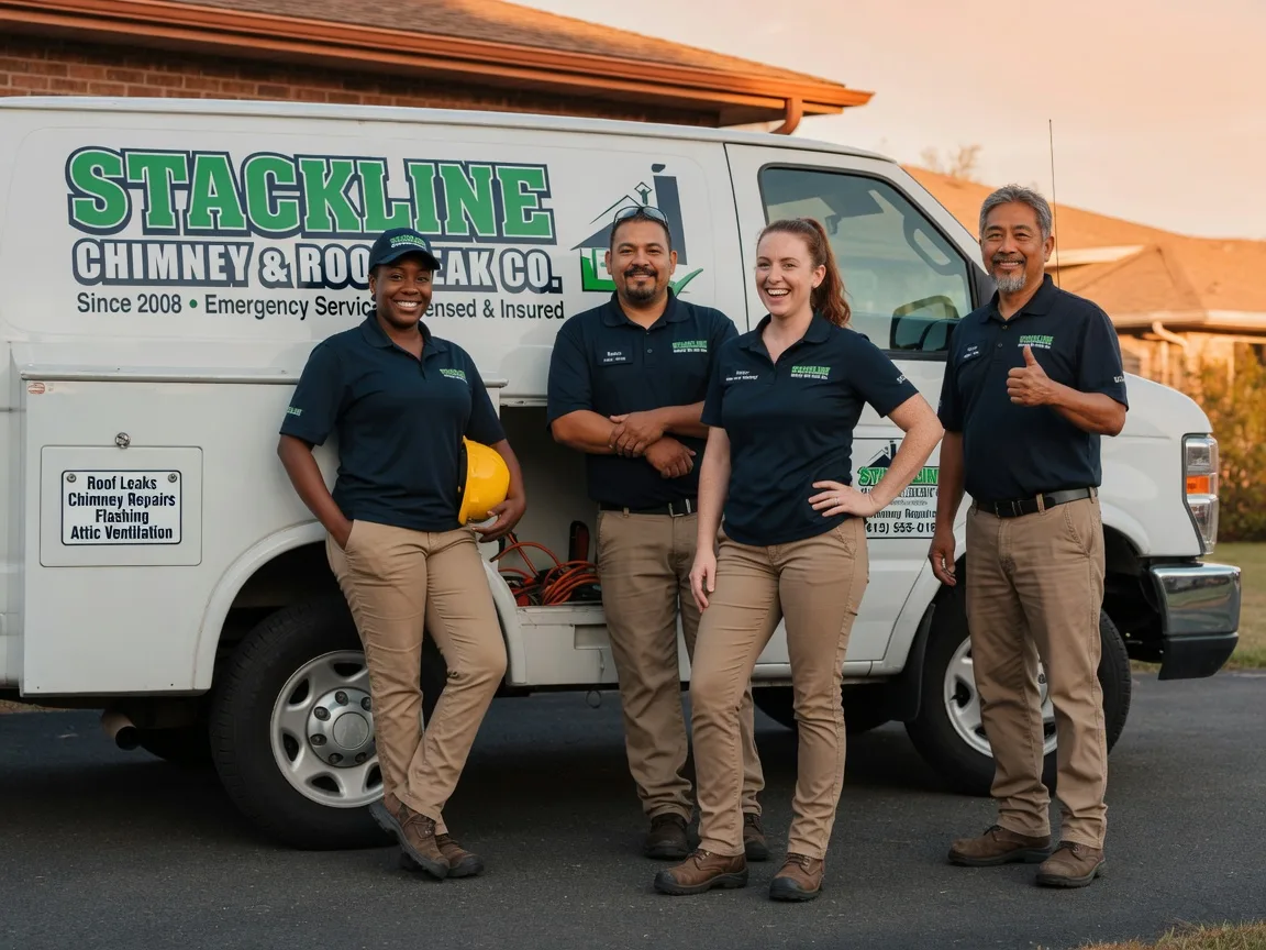 Chimney flashing repair company in Harrah, WA